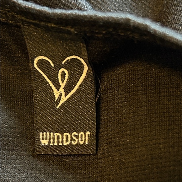 Windsor Black strapless Lace Halter detail  peplum Lace Mini Dress - Picture 3 of 15